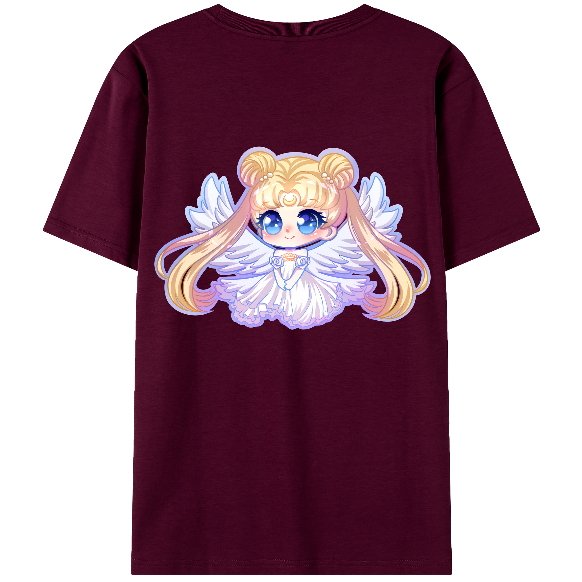 （画像用） 美少女戦士セーラームーン 愛野 美奈子 あいの みなこ Sailor Moon Aino Minako レディース半袖Tシャツ(バックプリント)